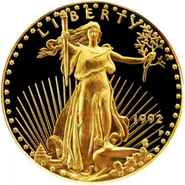 Монета Американський золотий орел, 5 доларів 1992, США, США