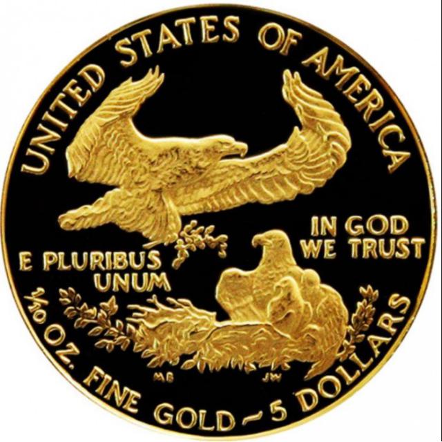 Монета Американський золотий орел, 5 доларів 1992, США, США