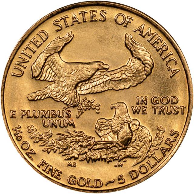 Монета Американський золотий орел, 5 доларів 1991, США, США