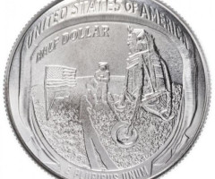 Монета Аполлон 11, ½ долара 2019, США, США
