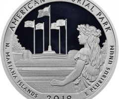 Монета Американський Меморіальний Парк, ¼ долара 2019, США, Прекрасна Америка Квотери