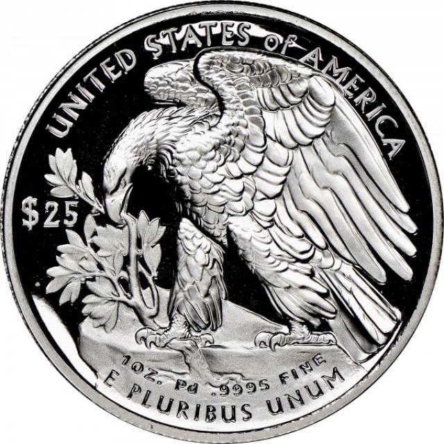 Монета Американський паладієвий орел, 25 доларів 2018, США, США