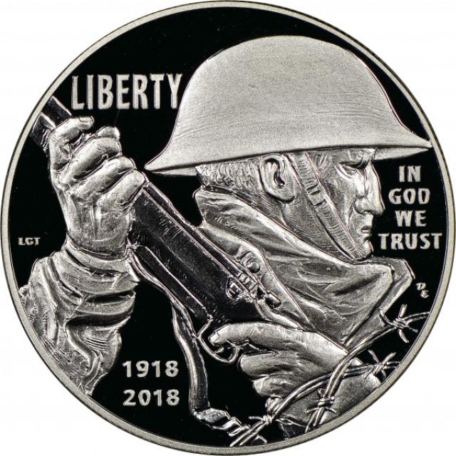Монета End of the First World War, 1 долар 2018, США, США