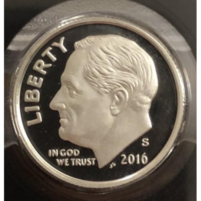 Монета Roosevelt Dime, 1 дайм 2016, США, США