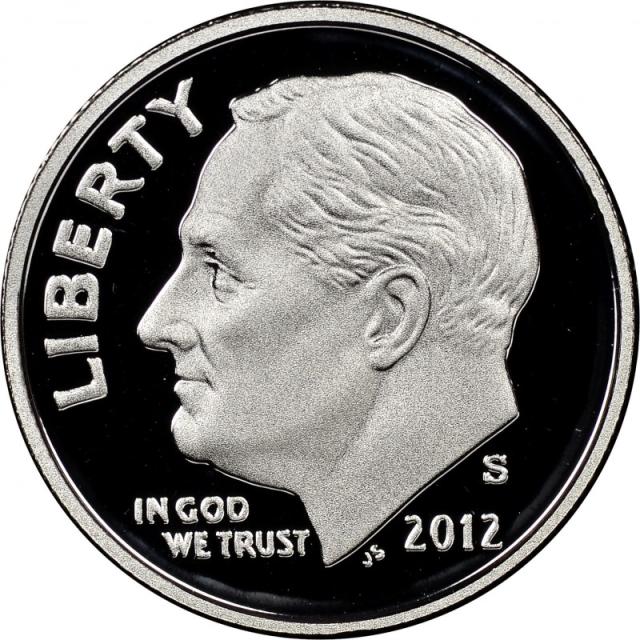 Монета Roosevelt Dime, 1 дайм 2012, США, США