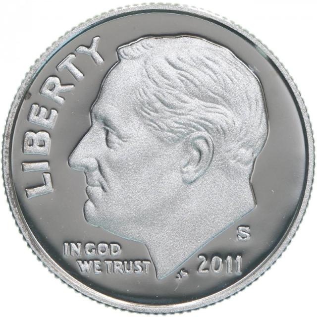 Монета Roosevelt Dime, 1 дайм 2011, США, США