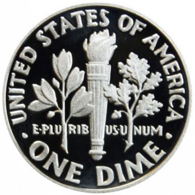 Монета Roosevelt Dime, 1 дайм 2010, США, США