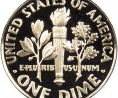 Монета Roosevelt Dime, 1 дайм 1999, США, США