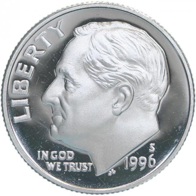 Монета Roosevelt Dime, 1 дайм 1996, США, США