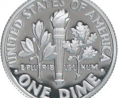 Монета Roosevelt Dime, 1 дайм 1995, США, США