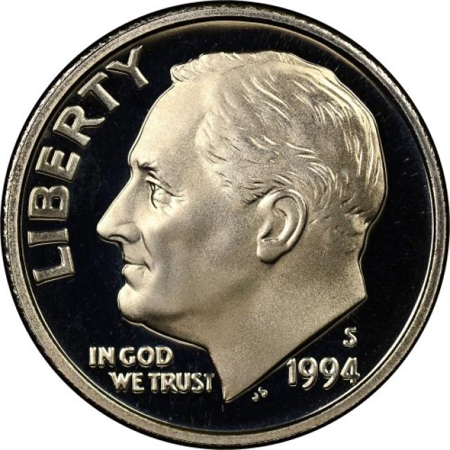 Монета Roosevelt Dime, 1 дайм 1994, США, США