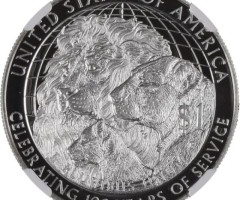 Монета Lions Club International, 1 долар 2017, США, США