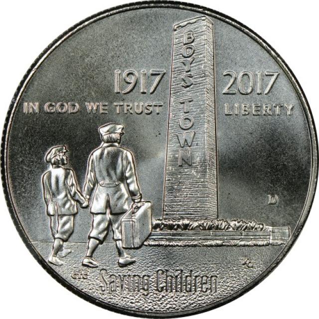 Монета Boys Town, ½ долара 2017, США, США