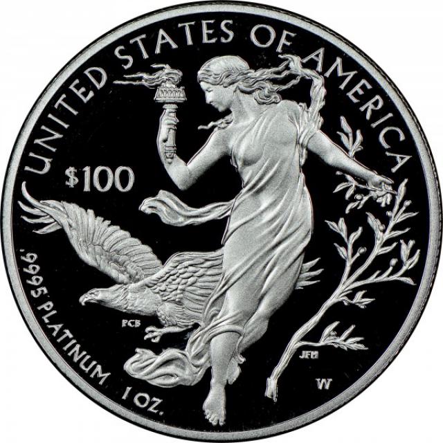 Монета Американський Платиновий орел, 100 доларів 2016, США, США