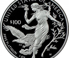 Монета Американський Платиновий орел, 100 доларів 2016, США, США