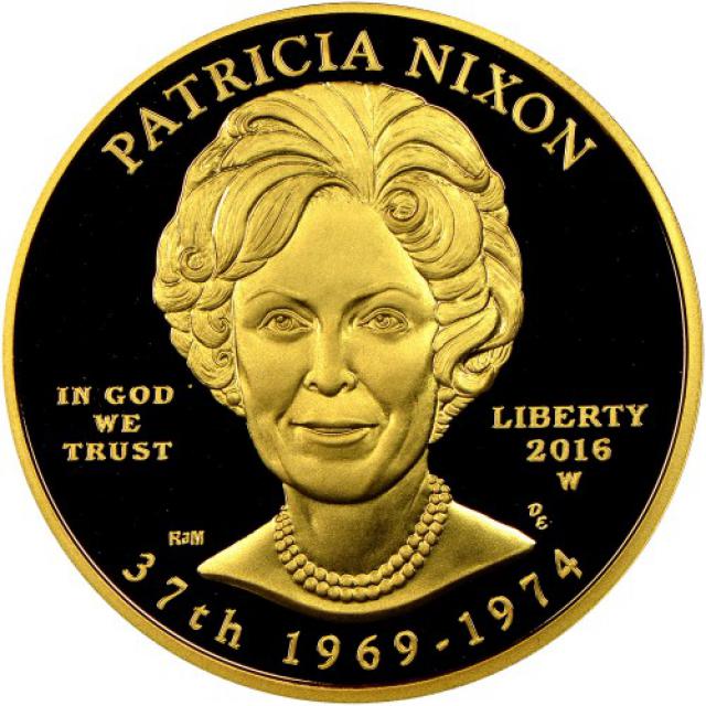 Монета Пет Ніксон (1969-1974), 10 доларів 2016, США, Перші леді
