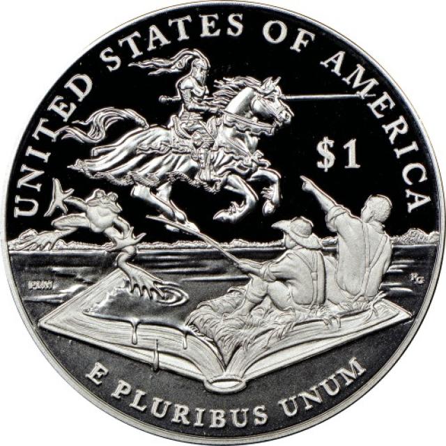 Монета Марк Твен, 1 долар 2016, США, США