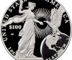 Монета Американський Платиновий орел, 100 доларів 2015, США, США