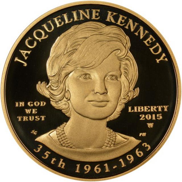 Монета Жаклін Кеннеді (1961-1963), 10 доларів 2015, США, Перші леді