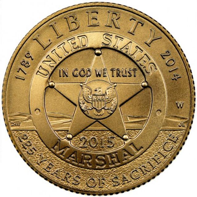Монета U.S. Marshals Service, 5 доларів 2015, США, США