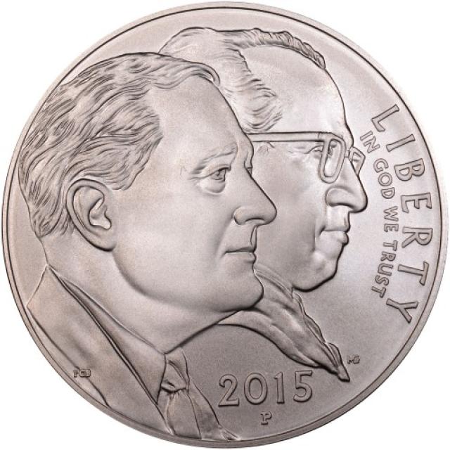 Монета Founding of the March of Dimes, 1 долар 2015, США, США