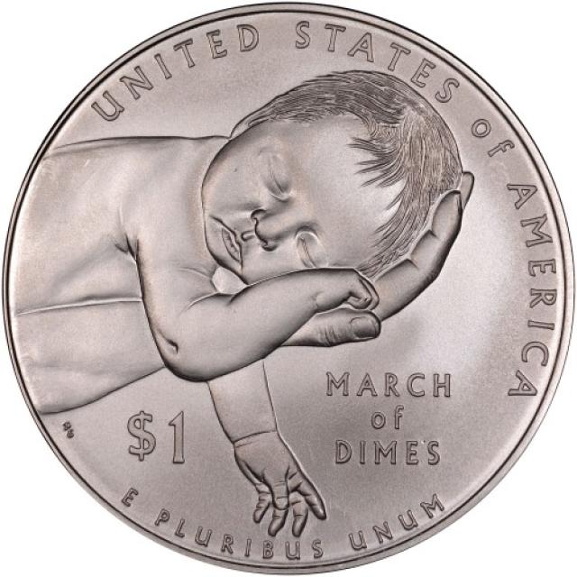 Монета Founding of the March of Dimes, 1 долар 2015, США, США