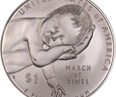 Монета Founding of the March of Dimes, 1 долар 2015, США, США