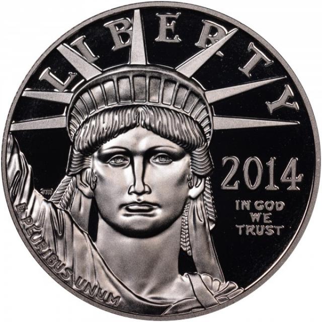 Монета Американський Платиновий орел, 100 доларів 2014, США, США