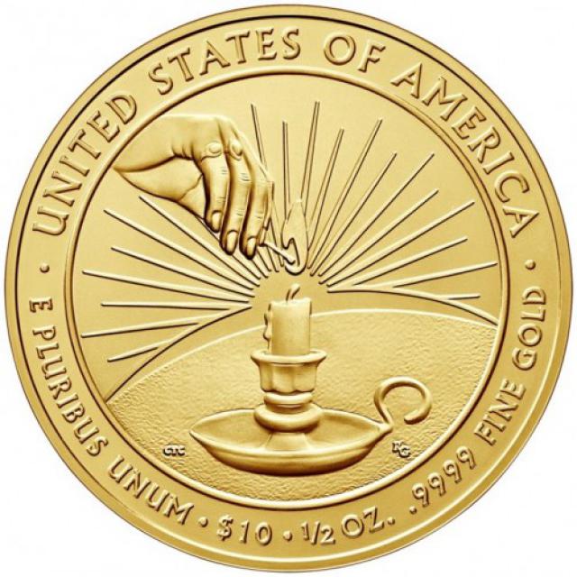 Монета Елеонора Рузвельт (1933-1945), 10 доларів 2014, США, Перші леді