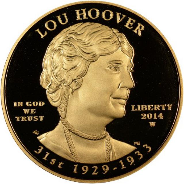 Монета Лу Гувер (1929-1933), 10 доларів 2014, США, Перші леді