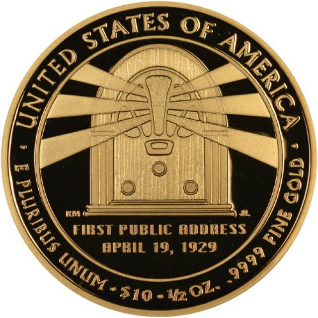 Монета Лу Гувер (1929-1933), 10 доларів 2014, США, Перші леді