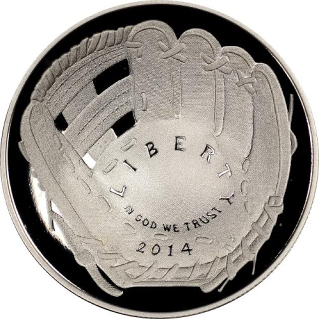 Монета Національний Зал слави бейсболу, 1 долар 2014, США, США