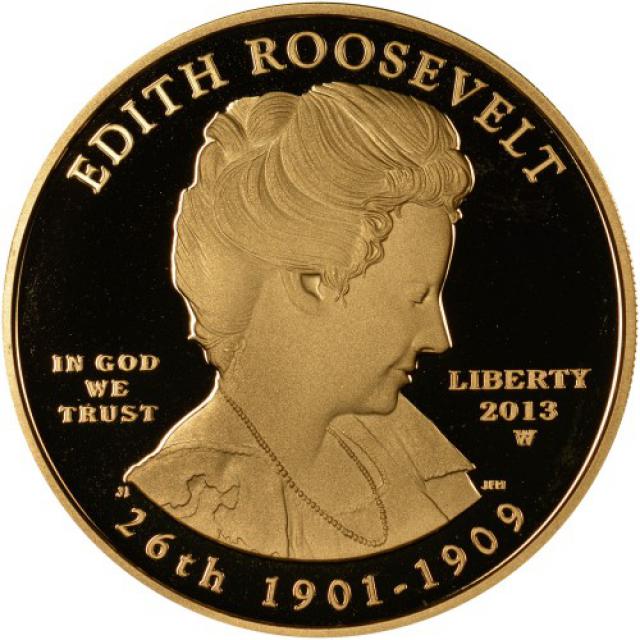 Монета Едіт Рузвельт (1901-1909), 10 доларів 2013, США, Перші леді