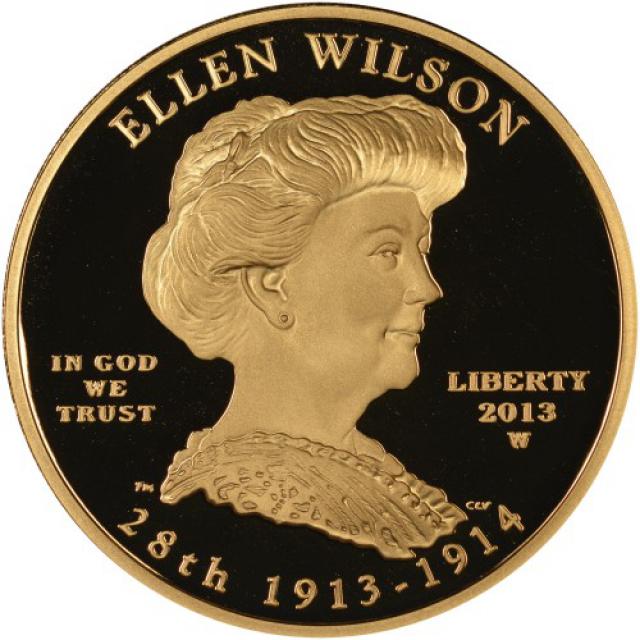 Монета Еллен Вілсон (1913-1914), 10 доларів 2013, США, Перші леді