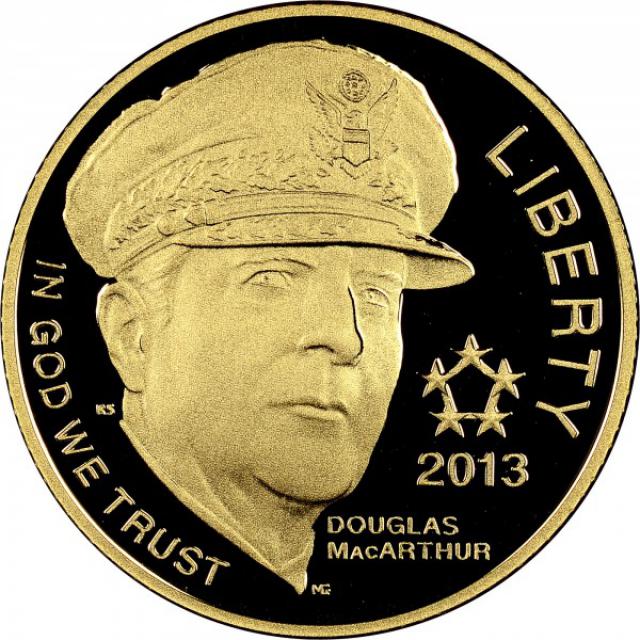 Монета Генерал Дуглас Макартур, 5 доларів 2013, США, США