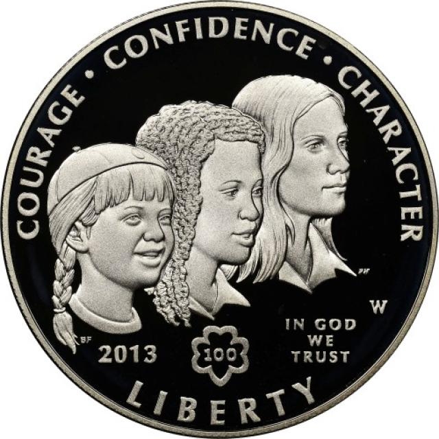 Монета Girl Scouts of the USA, 1 долар 2013, США, США