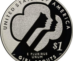 Монета Girl Scouts of the USA, 1 долар 2013, США, США