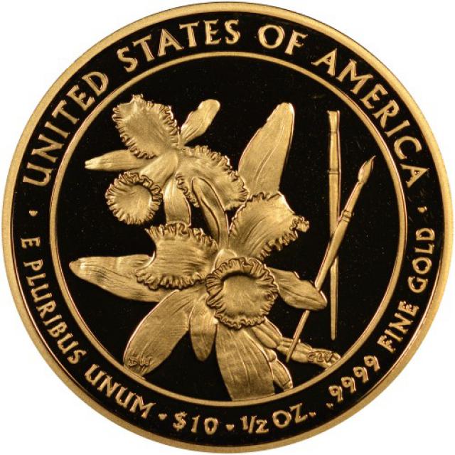 Монета Керолайн Гаррісон (1889-1892), 10 доларів 2012, США, Перші леді