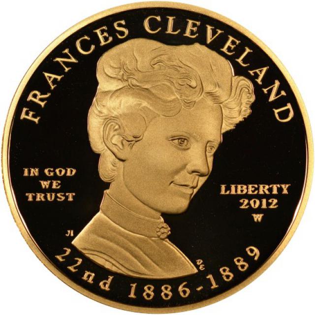 Монета Френсіс Клівленд (1886-1889), 10 доларів 2012, США, Перші леді