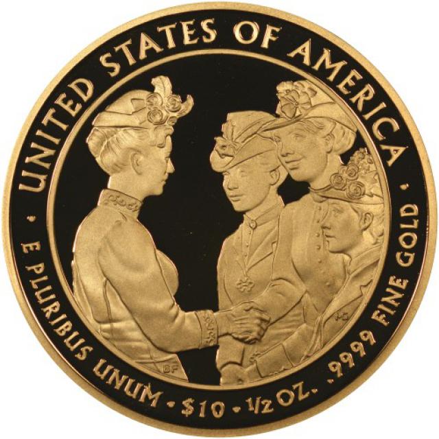 Монета Френсіс Клівленд (1886-1889), 10 доларів 2012, США, Перші леді