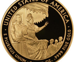 Монета Френсіс Клівленд (1893-1897), 10 доларів 2012, США, Перші леді