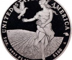 Монета Американський Платиновий орел, 100 доларів 2011, США, США