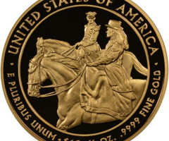 Монета Джулія Грант (1869-1877), 10 доларів 2011, США, Перші леді