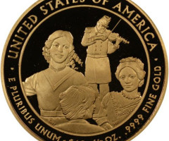 Монета Еліза Джонсон (1865-1869), 10 доларів 2011, США, Перші леді