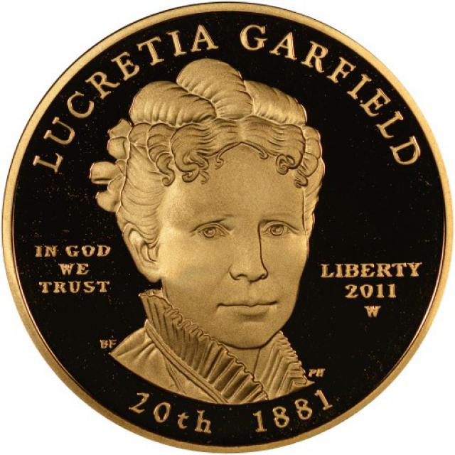 Монета Лукреція Гарфілд (1881), 10 доларів 2011, США, Перші леді