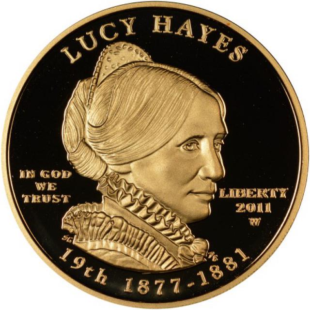 Монета Люсі Гейз (1877-1881), 10 доларів 2011, США, Перші леді