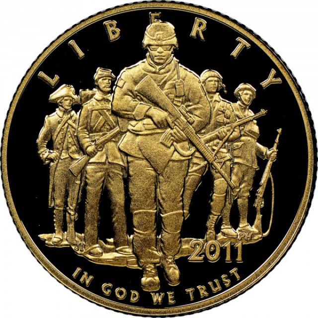 Монета Армія Сполучених Штатів, 5 доларів 2011, США, США