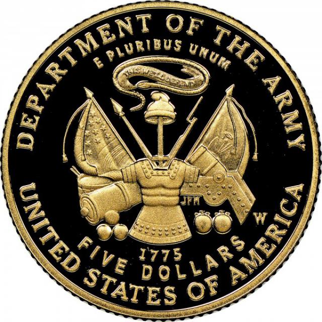 Монета Армія Сполучених Штатів, 5 доларів 2011, США, США