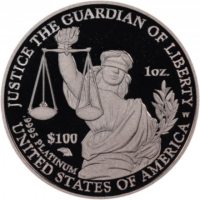 Монета Американський Платиновий орел, 100 доларів 2010, США, США