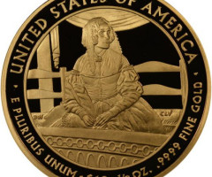 Монета Джейн Пірс (1853-1857), 10 доларів 2010, США, Перші леді